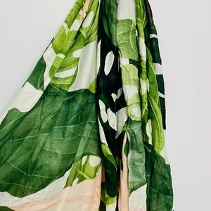 Leaf Print Scarf